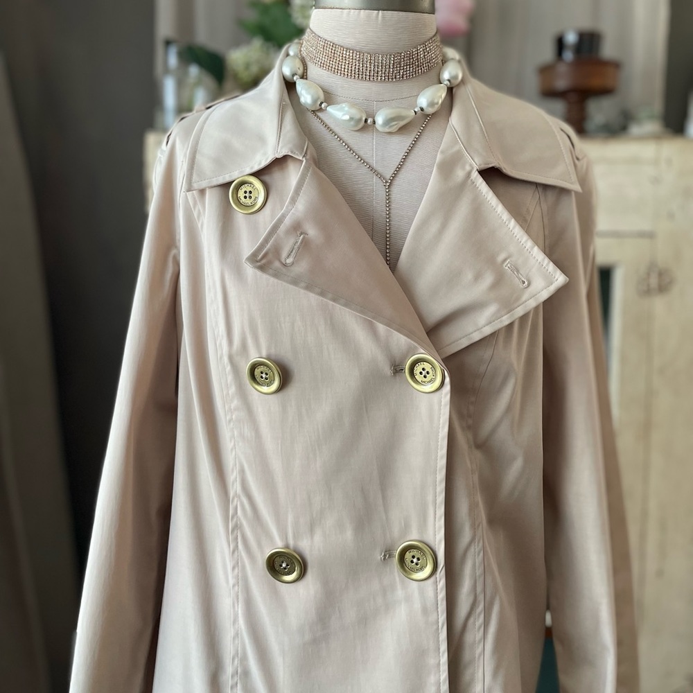 NWT Michael Kors trench coat sz 10 - Picture 3 of 11